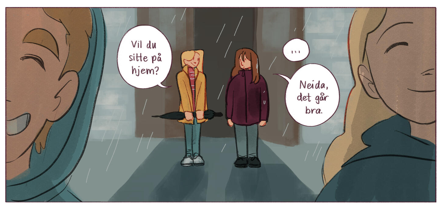 Comic Frame from "Tilgi oss vår skyld"